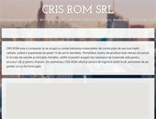 Tablet Screenshot of crisrom.com